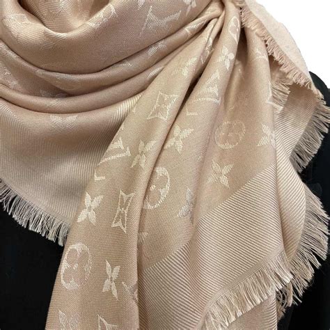 louis vuitton scarf monogram lurex shawl|louis vuitton monogram shawl.